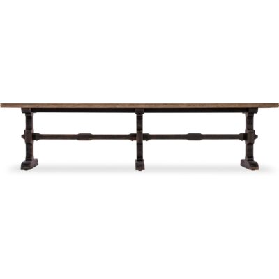 Americana Trestle Rectangle Cocktail Table 7050-80110-89 7050 80110 89 straight silo