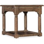 Americana End Table 5 Americana End Table 7050-80114-85 7050 80114 85 back silo