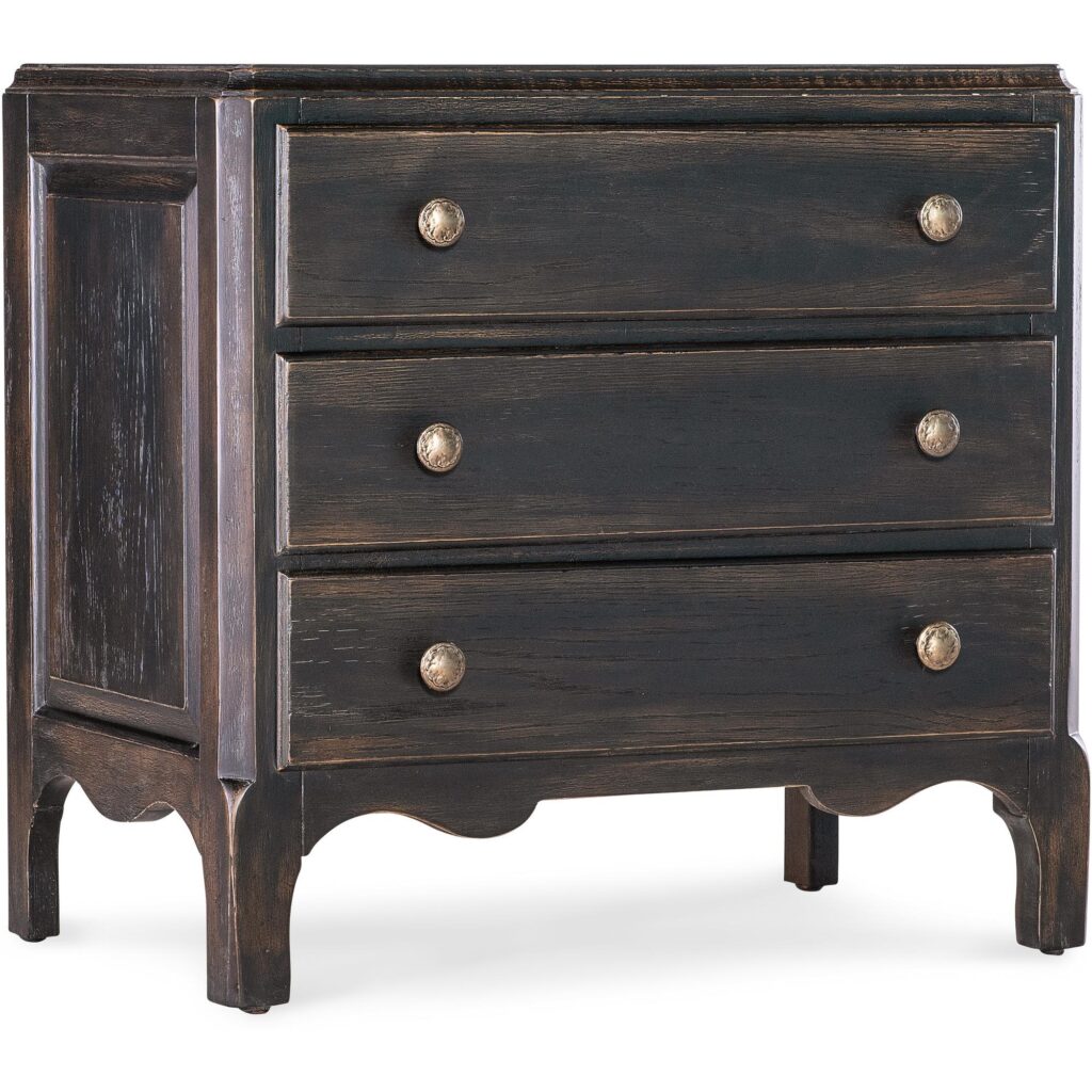 Americana Three-Drawer Nightstand