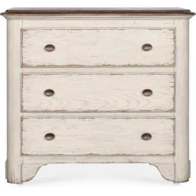 Americana Three-Drawer Nightstand 7050-90016-02 7050 90016 02 straight silo