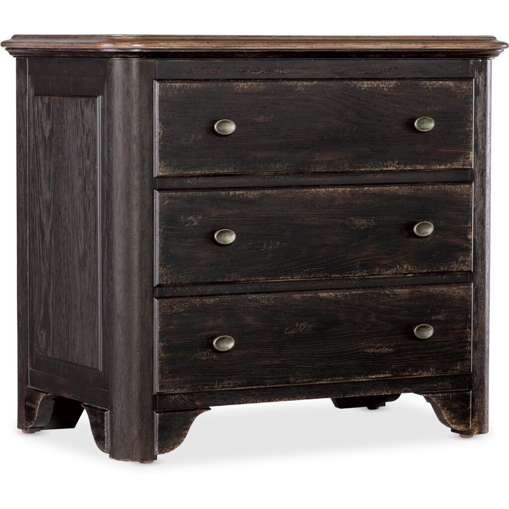 Americana Three-Drawer Nightstand