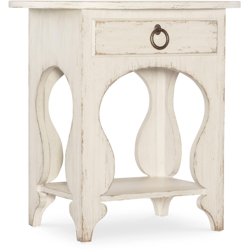 Americana One-Drawer Oval Nightstand