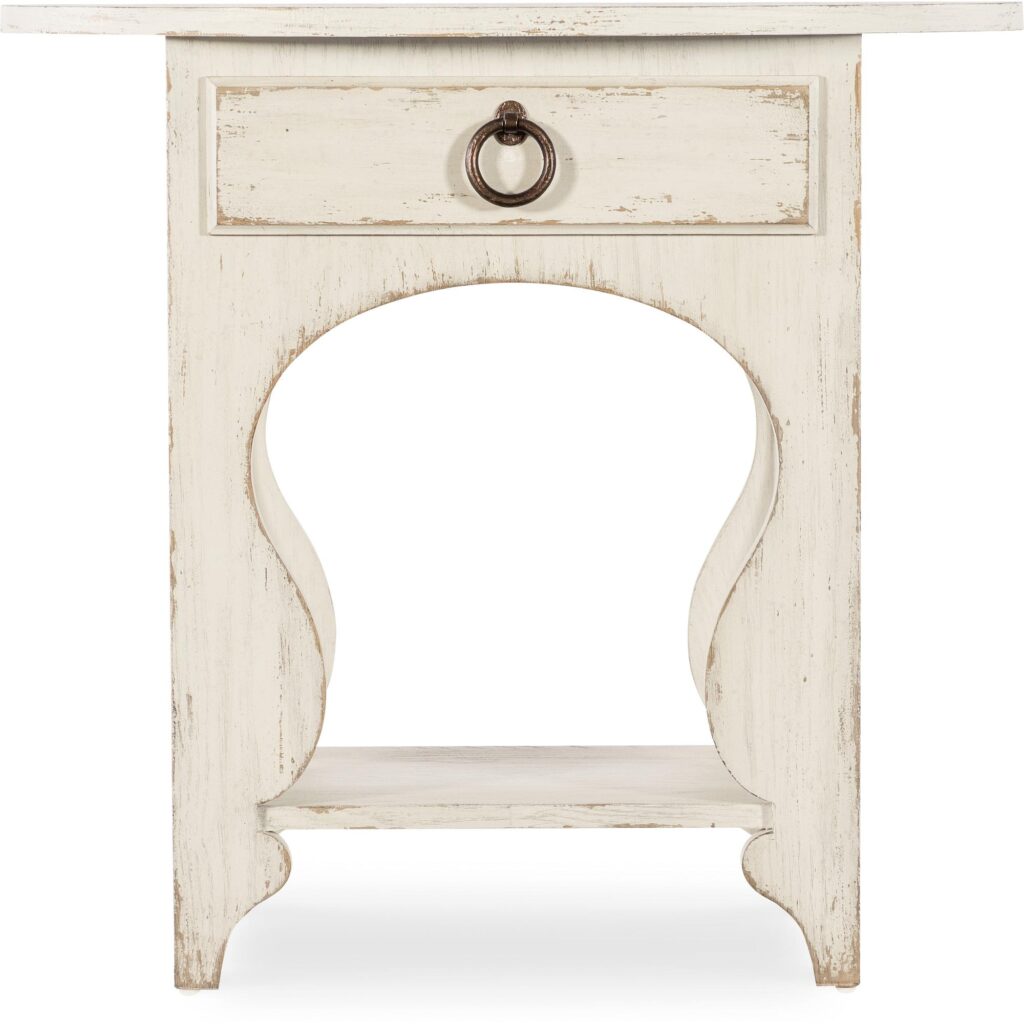 Americana One-Drawer Oval Nightstand - Image 3