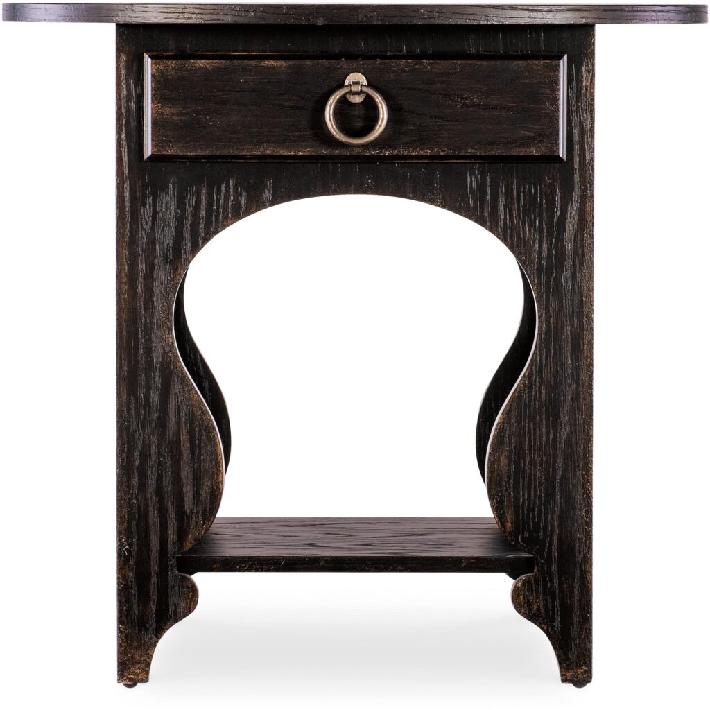 Americana One-Drawer Oval Nightstand - Image 3