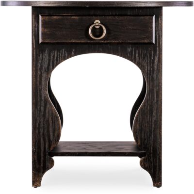 Americana One-Drawer Oval Nightstand 7050-90115-89 7050 90115 89 straight silo