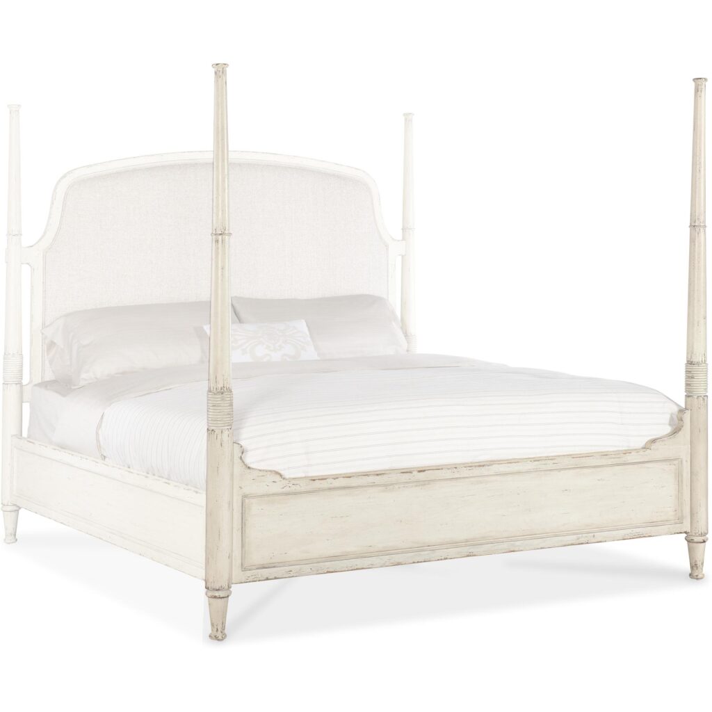 Americana Queen Upholstered Poster Bed - Image 8