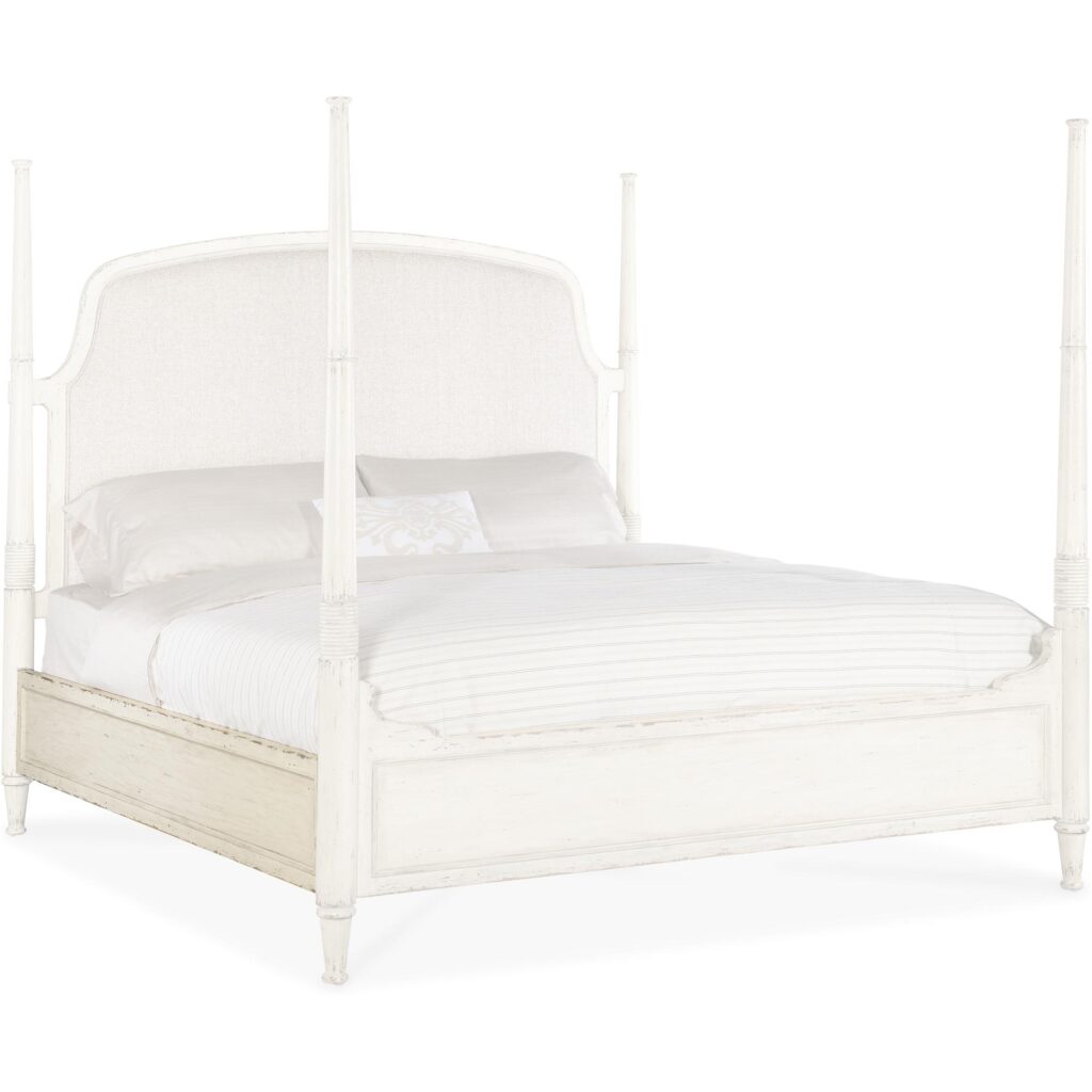 Americana Queen Upholstered Poster Bed - Image 9