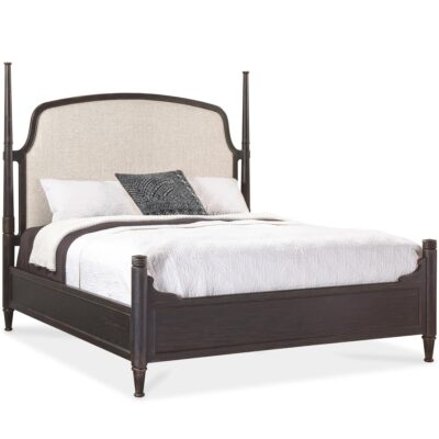 Americana King Upholstered Poster Bed 7050-90666-89 7050 90666 89 silo2