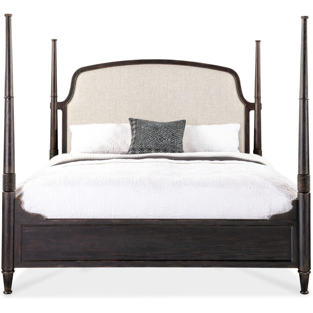 Americana King Upholstered Poster Bed - Image 3