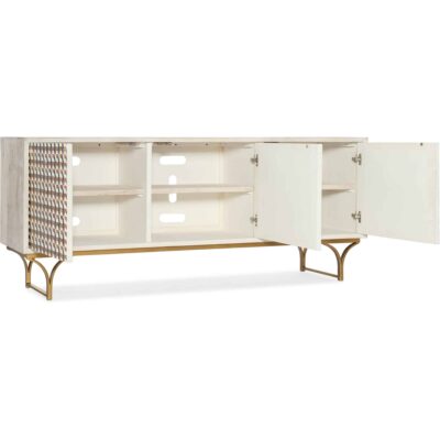 Commerce & Market Jaiden Three Door Credenza 7228-55010-02 7228 55010 02 open silo