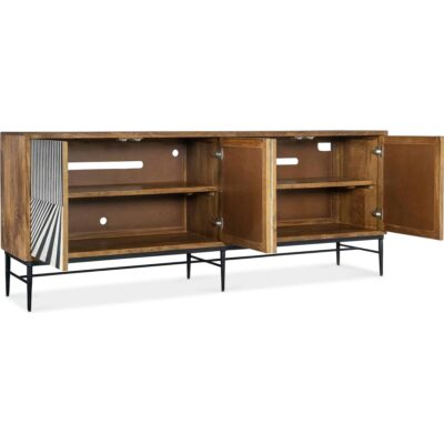 Commerce and Market Linear Perspective Credenza 7228-85080-85 7228 85080 85 open silo