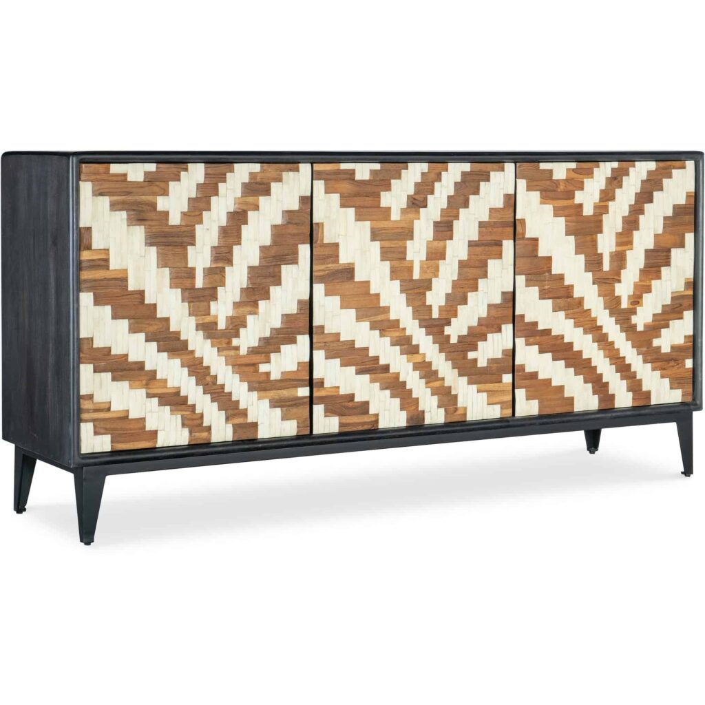 Commerce and Market Entwined Credenza