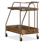 Commerce and Market Walnut Wine and Bar Cart 11 Commerce and Market Walnut Wine and Bar Cart 7228-50763-85 7228 50763 85 back silo2