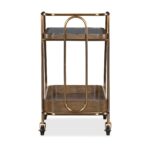 Commerce and Market Walnut Wine and Bar Cart 13 Commerce and Market Walnut Wine and Bar Cart 7228-50763-85 7228 50763 85 straight back silo2
