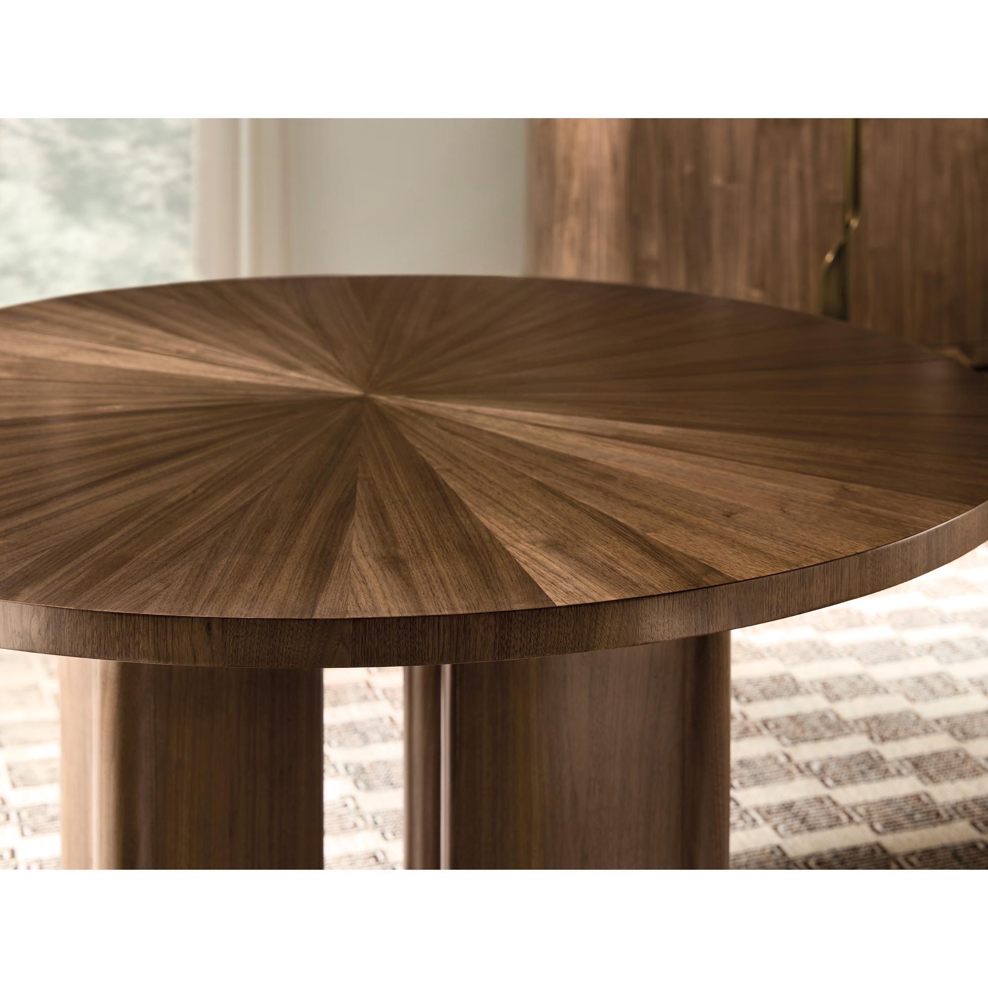 Eleana Round Dining Table with One 20-inch Leaf 7 Eleana Round Dining Table with One 20-inch Leaf - Image 7