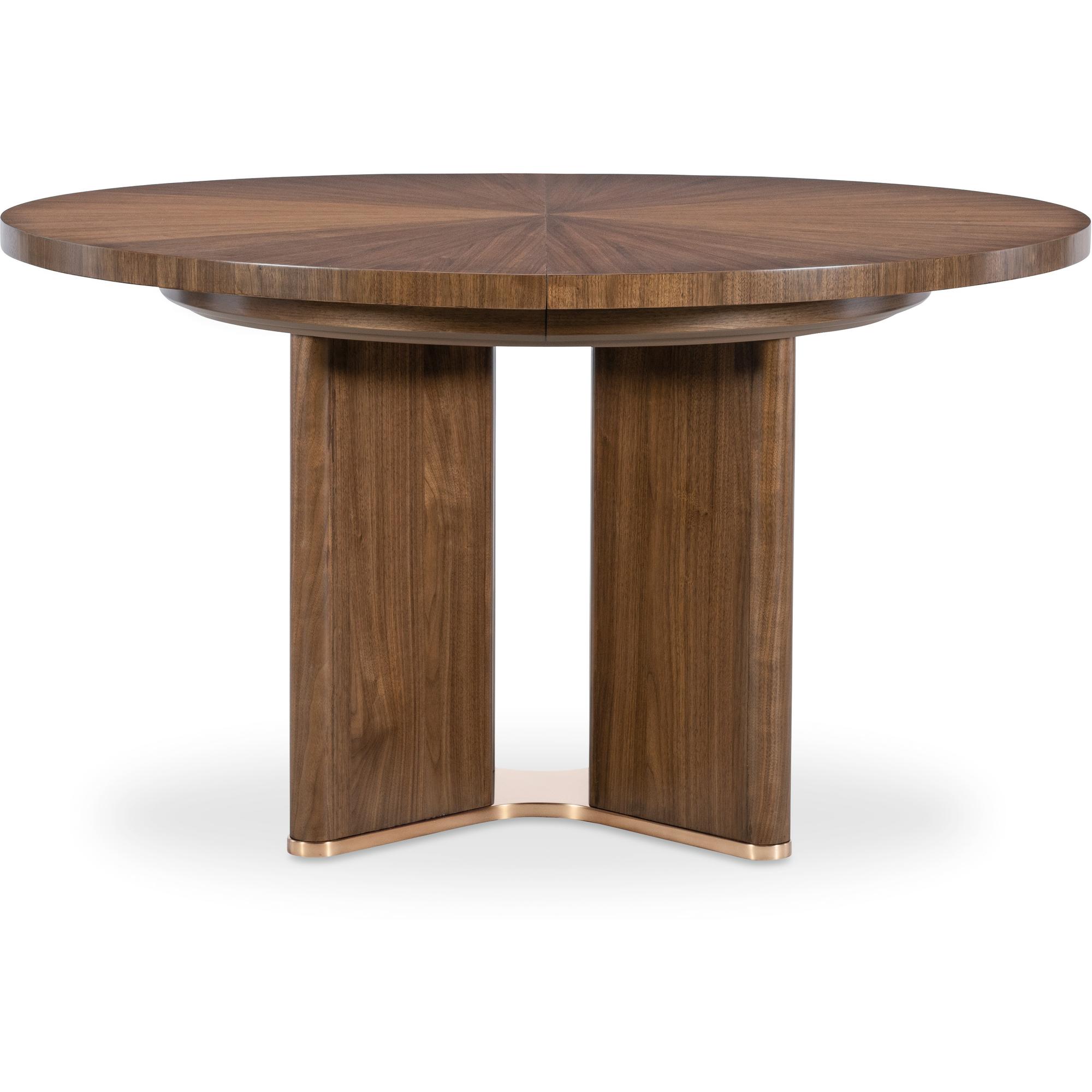 Eleana Round Dining Table with One 20-inch Leaf 2 Eleana Round Dining Table with One 20-inch Leaf - Image 2