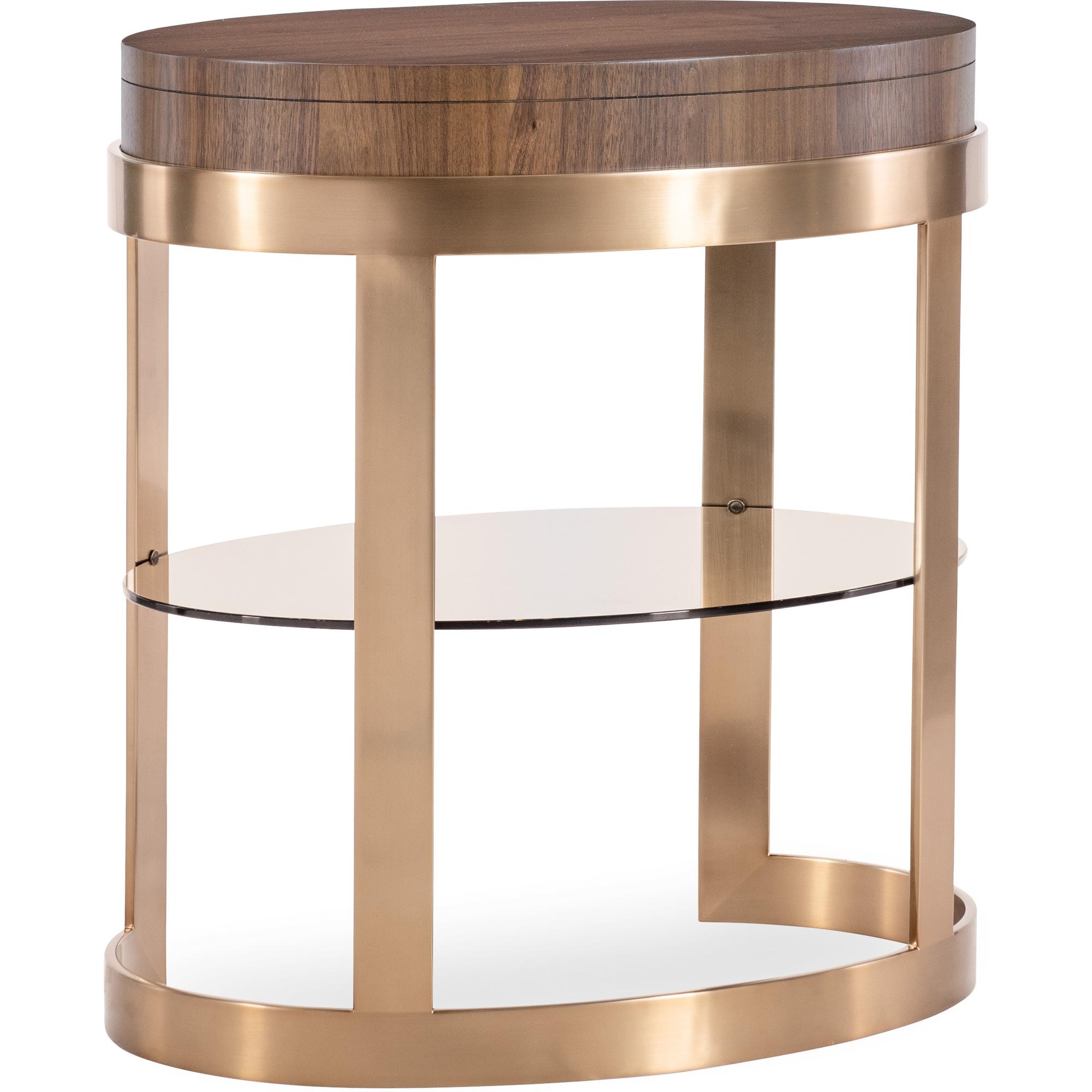 Eleana Oval Nightstand 2 Eleana Oval Nightstand - Image 2
