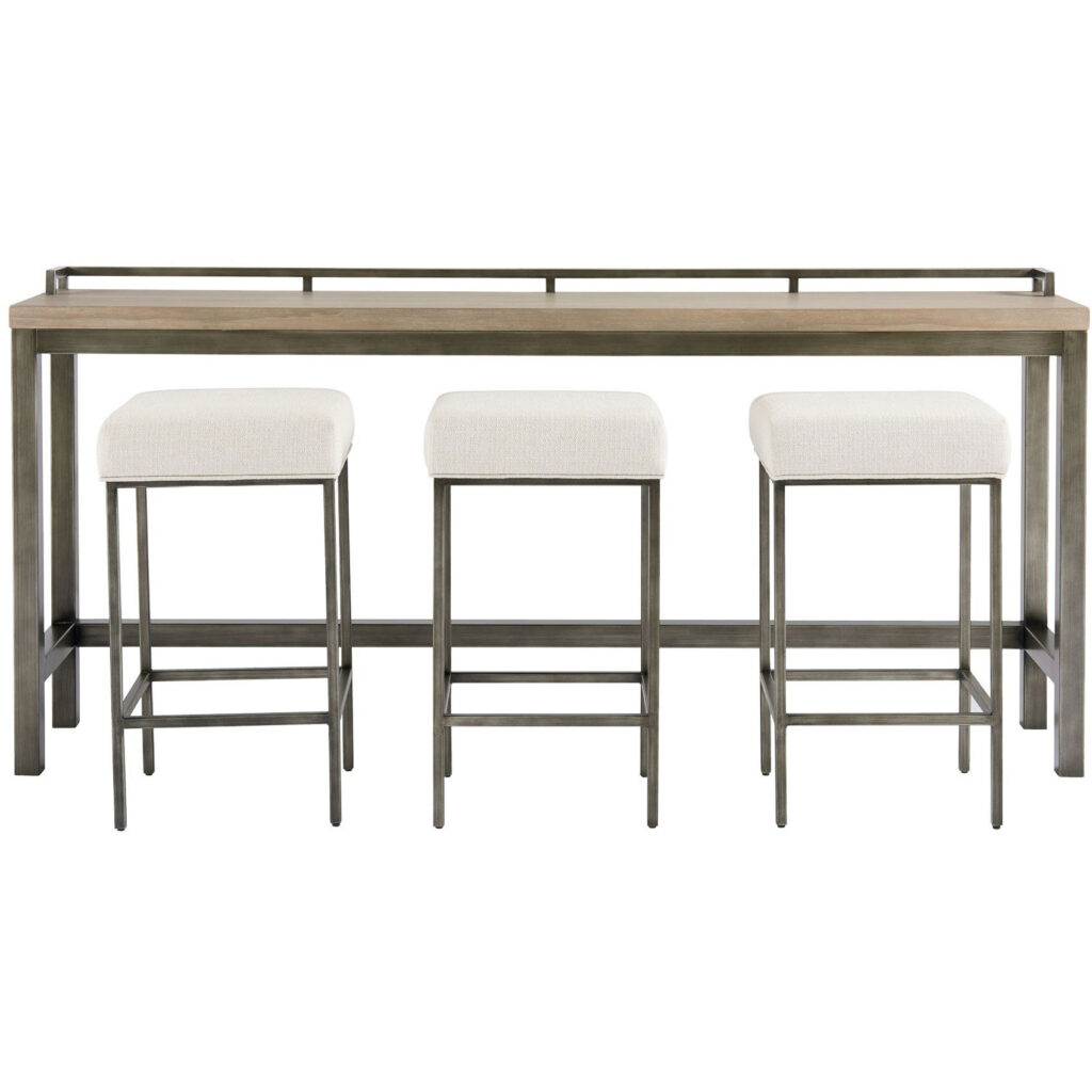 Curated Mitchell Console Table with 3 Stools