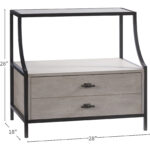 Midtown Stone Top Night Table 5 Midtown Stone Top Night Table 805355 805355 DIM S M