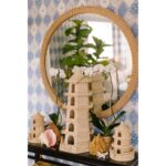 Dunmore Round Wicker Mirror 82227830 82227830 D