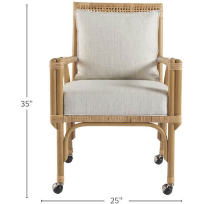 Escape-Coastal Living Newport Dining and Game Chair 833635 833635 SILO DIMENSION