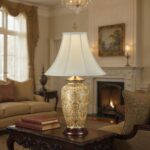 Gold Damask Lamp 3 Gold Damask Lamp 9044 9044 B