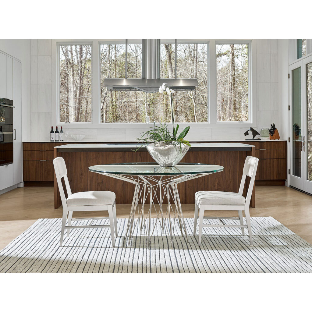 Modern Axel Round Dining Table - Image 5