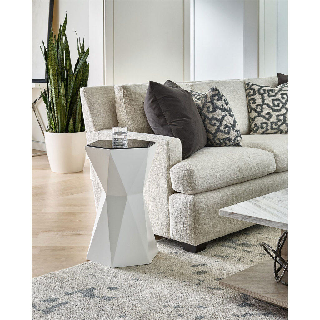 Modern Hexagon Martini Table - Image 3