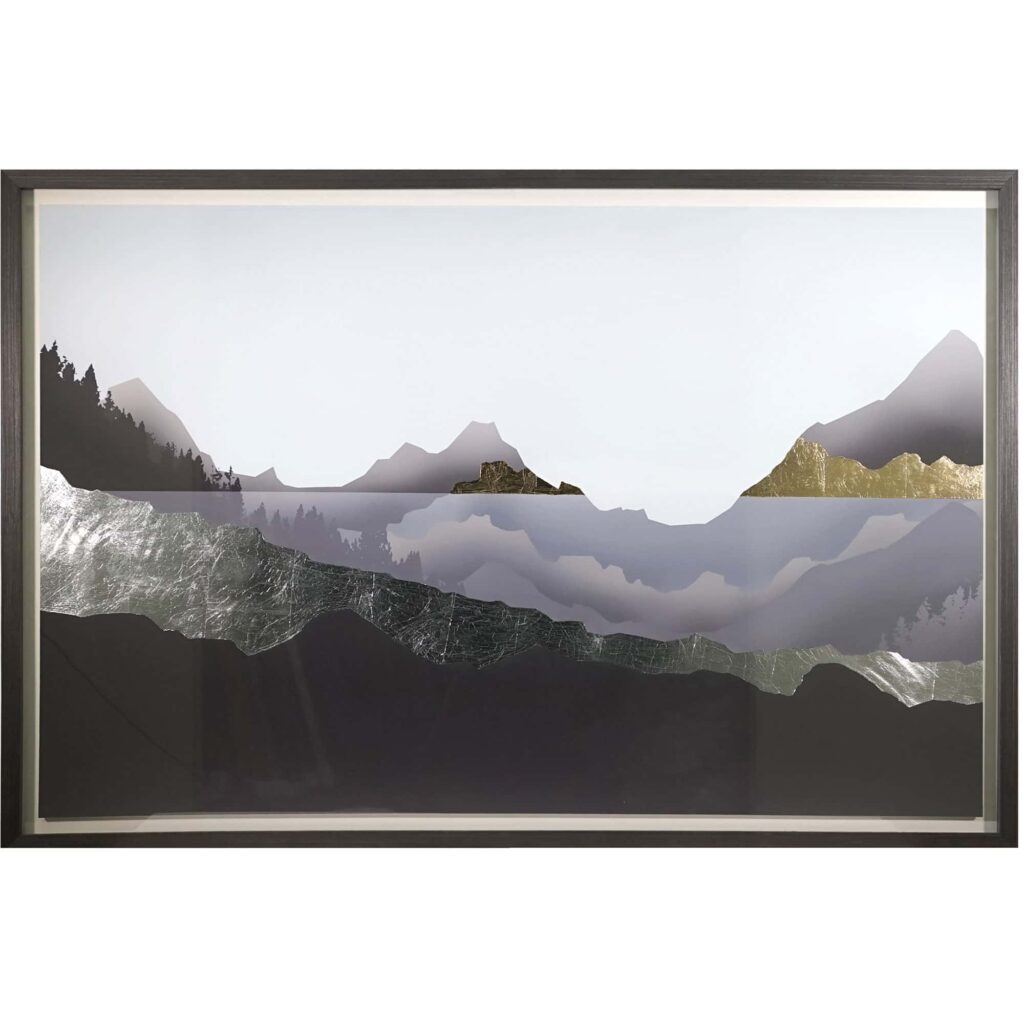 Great Exploration -  60" X 40" - Charcoal Frame