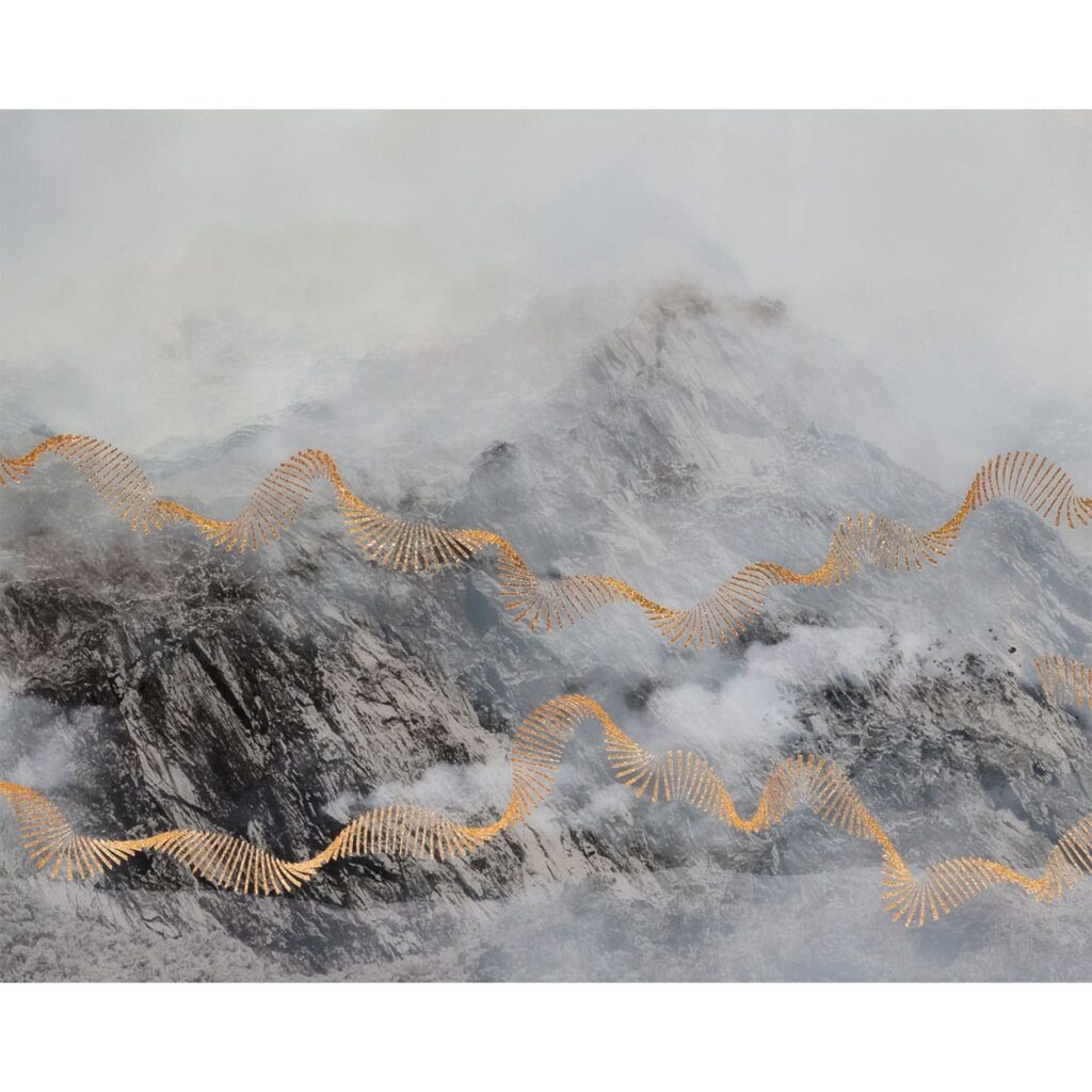 Mystic Mountain - 72" X 30" - Black Frame - Image 3