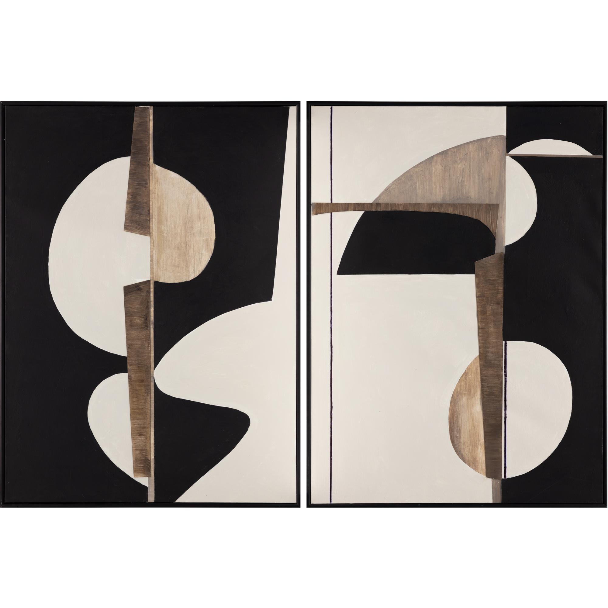 Good Neighbours (Set Of 2) - 40" X 54" - Black Floater Frame 1 Good Neighbours (Set Of 2) - 40" X 54" - Black Floater Frame