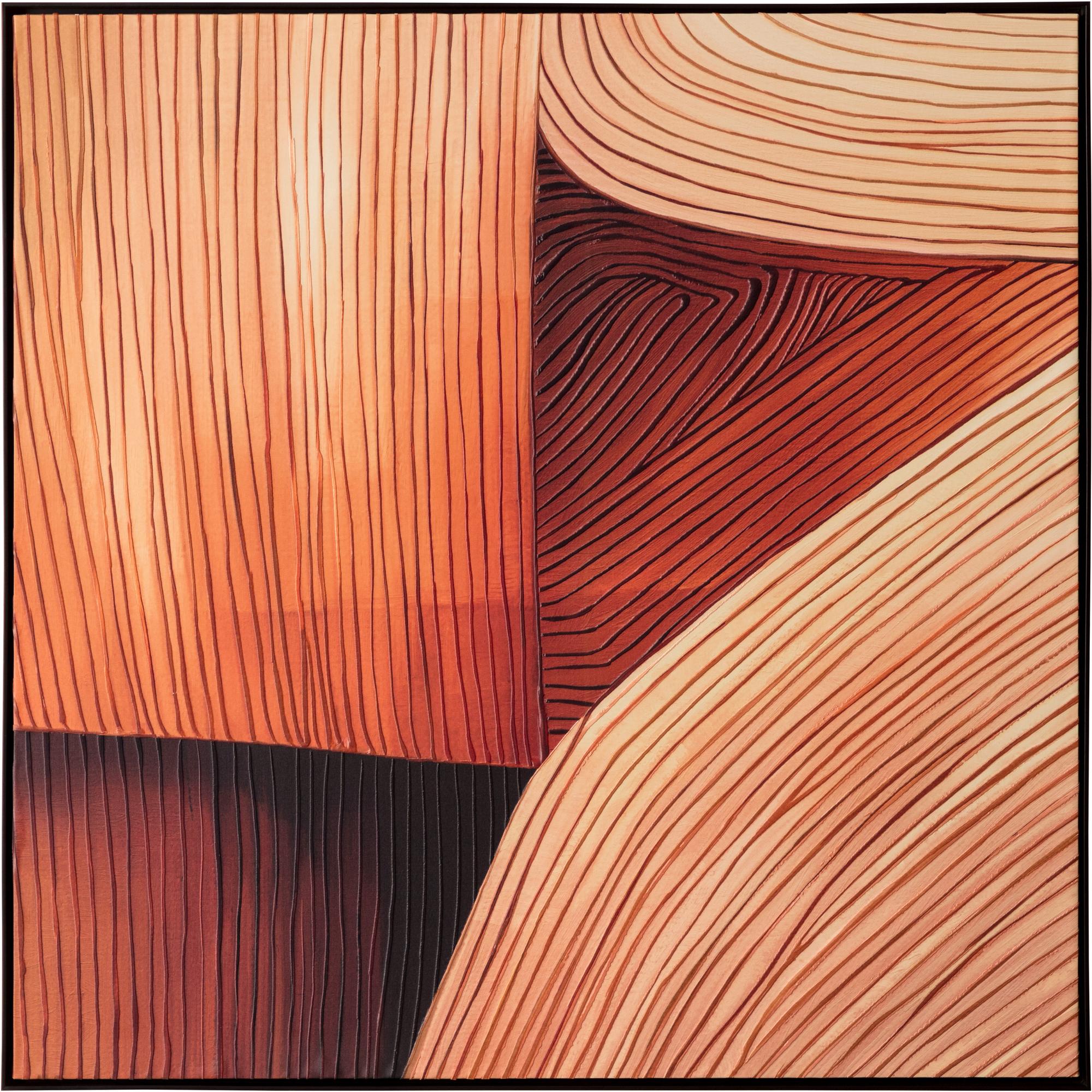 Canyon Dreams I - 48" X 48" - Black Floater Frame 1 Canyon Dreams I - 48" X 48" - Black Floater Frame