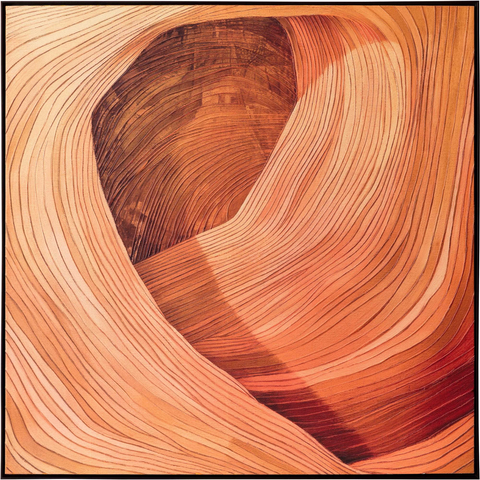 Canyon Dreams Ii - 48" X 48" - Black Floater Frame 1 Canyon Dreams Ii - 48" X 48" - Black Floater Frame