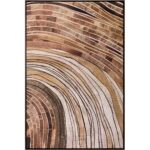 Turning Point I - 40" X 60" - Deep Brown Floater Frame