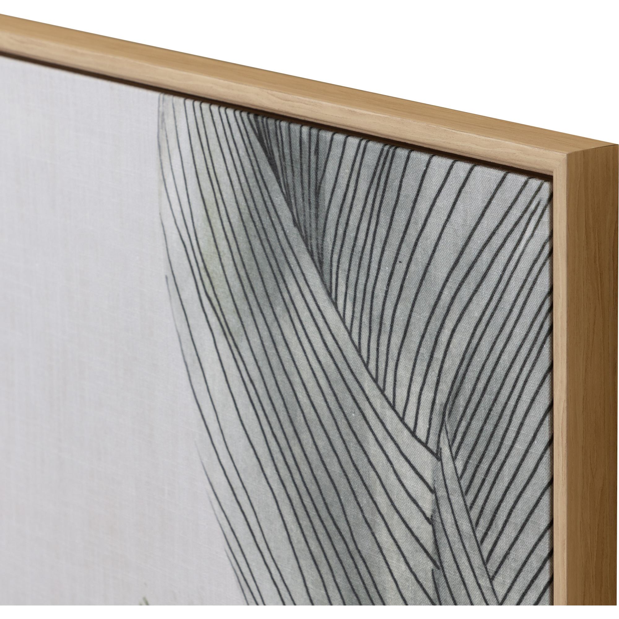 Bloom And Flow (Set Of 2) - 30" X 60" - Natural Floater Frame 2 Bloom And Flow (Set Of 2) - 30" X 60" - Natural Floater Frame - Image 2