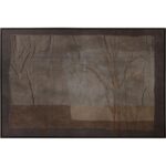 Enchanted Forest - 60" X 40" - Black Floater Frame - Brown