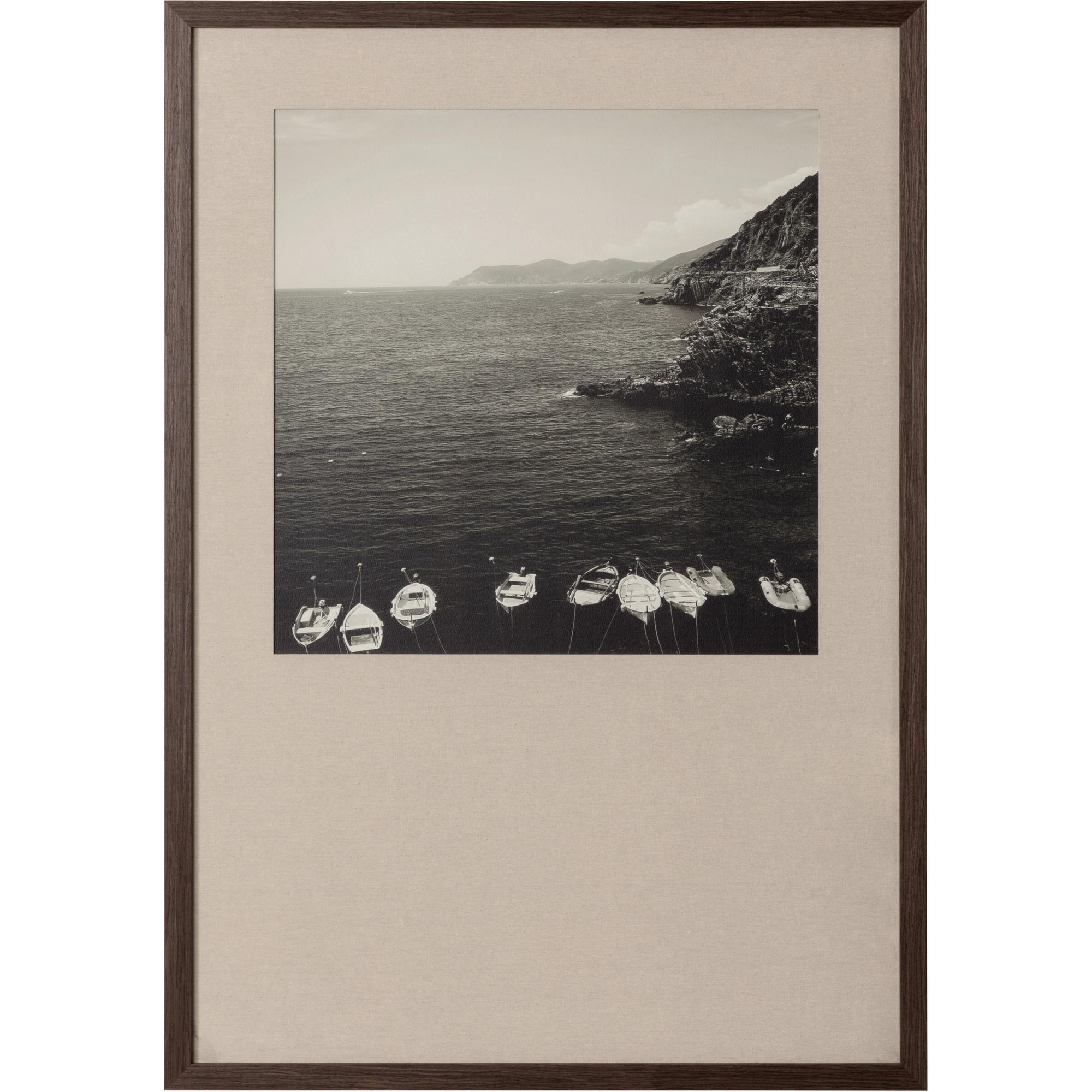 Coastal Vibes Ii - 28" X 40" - Deep Brown Frame 1 Coastal Vibes Ii - 28" X 40" - Deep Brown Frame