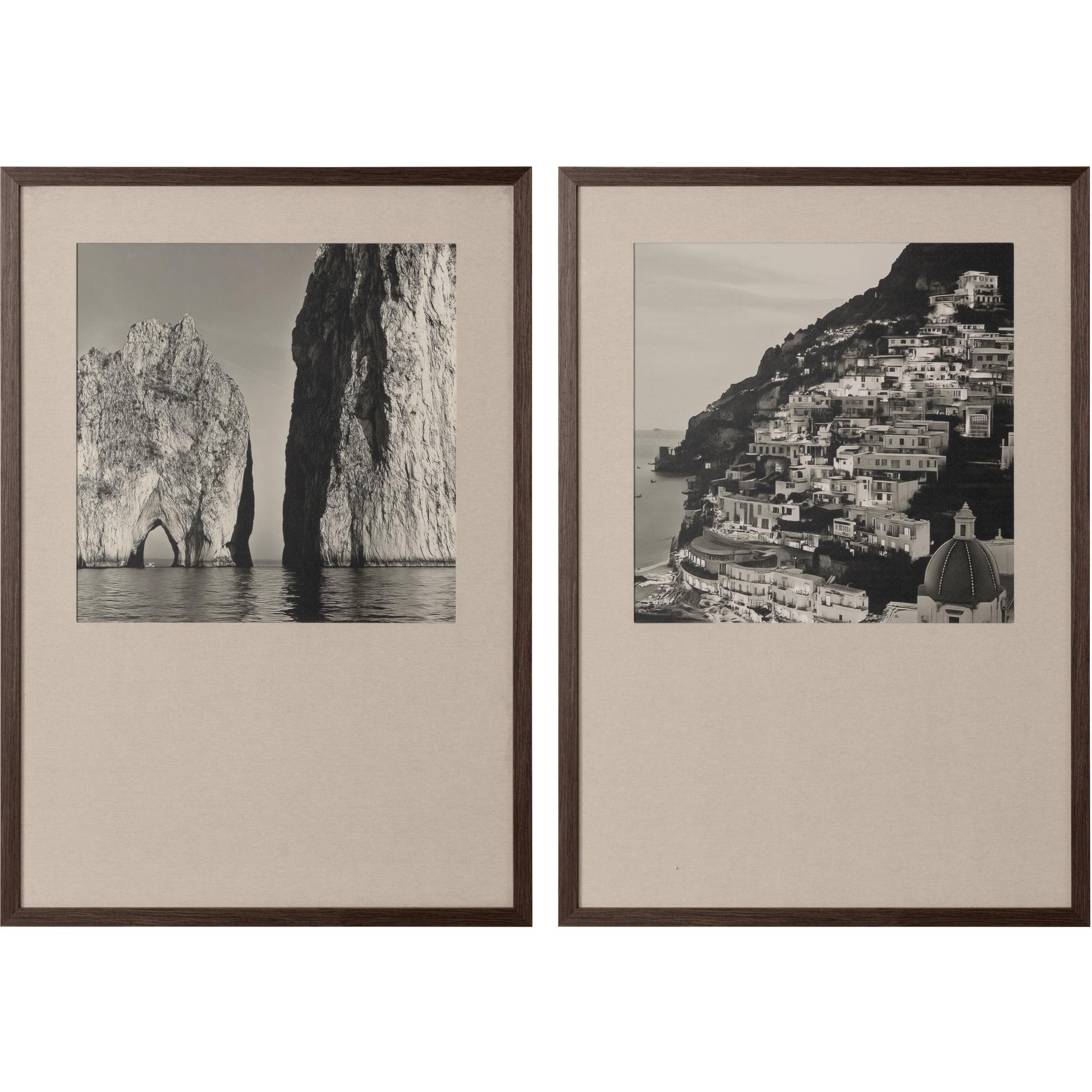 Coastal Vibes Iii - 28" X 40" - Deep Brown Frame 2 Coastal Vibes Iii - 28" X 40" - Deep Brown Frame - Image 2