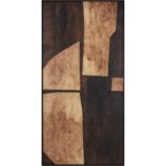 Rustic Nuance I - 30" X 60" - Black Floater Frame