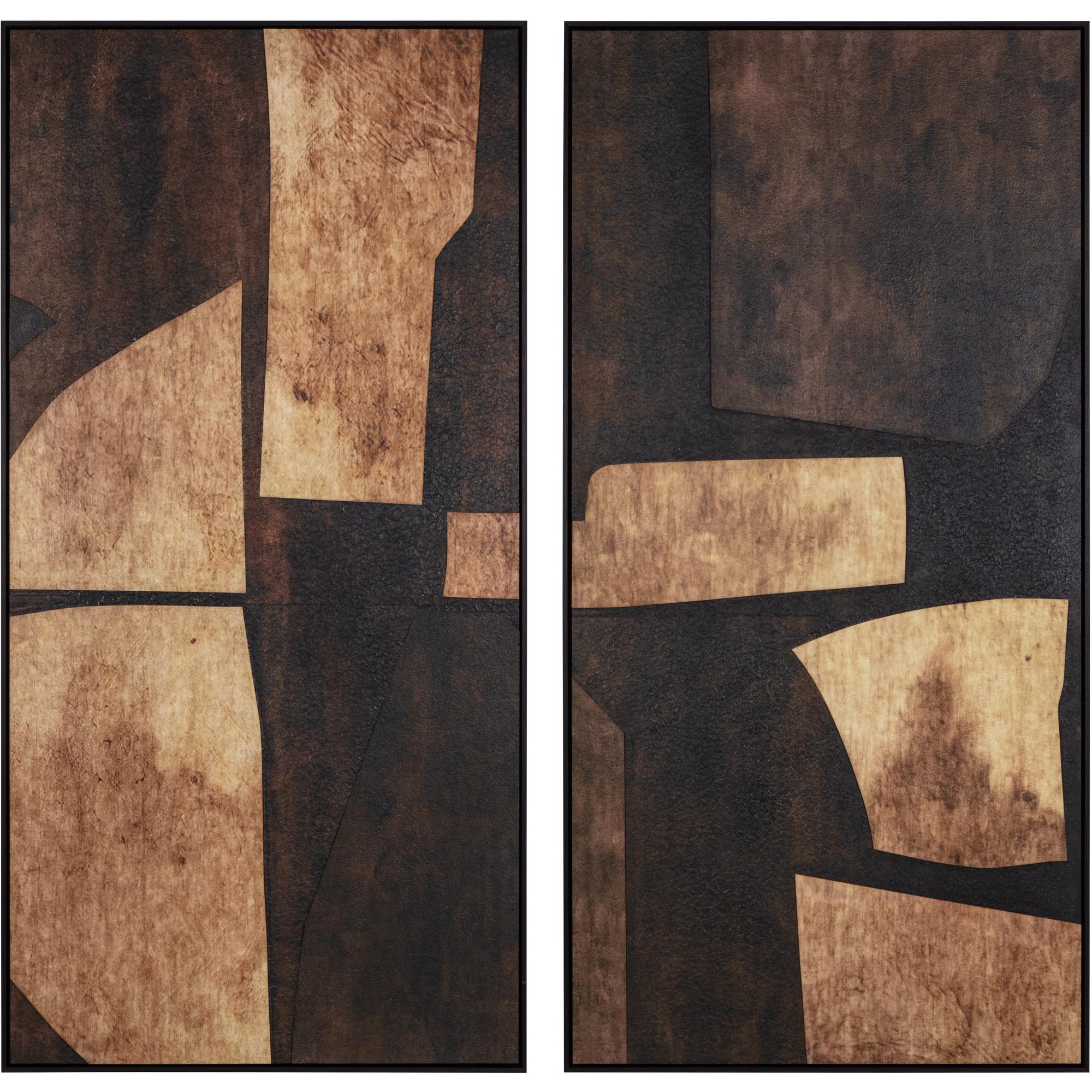 Rustic Nuance I - 30" X 60" - Black Floater Frame 2 Rustic Nuance I - 30" X 60" - Black Floater Frame - Image 2