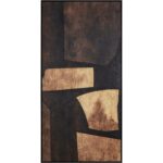 Rustic Nuance Ii - 30" X 60" - Black Floater Frame