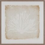 Aquatic Flora I - 40" X 40" - Medium Brown Frame