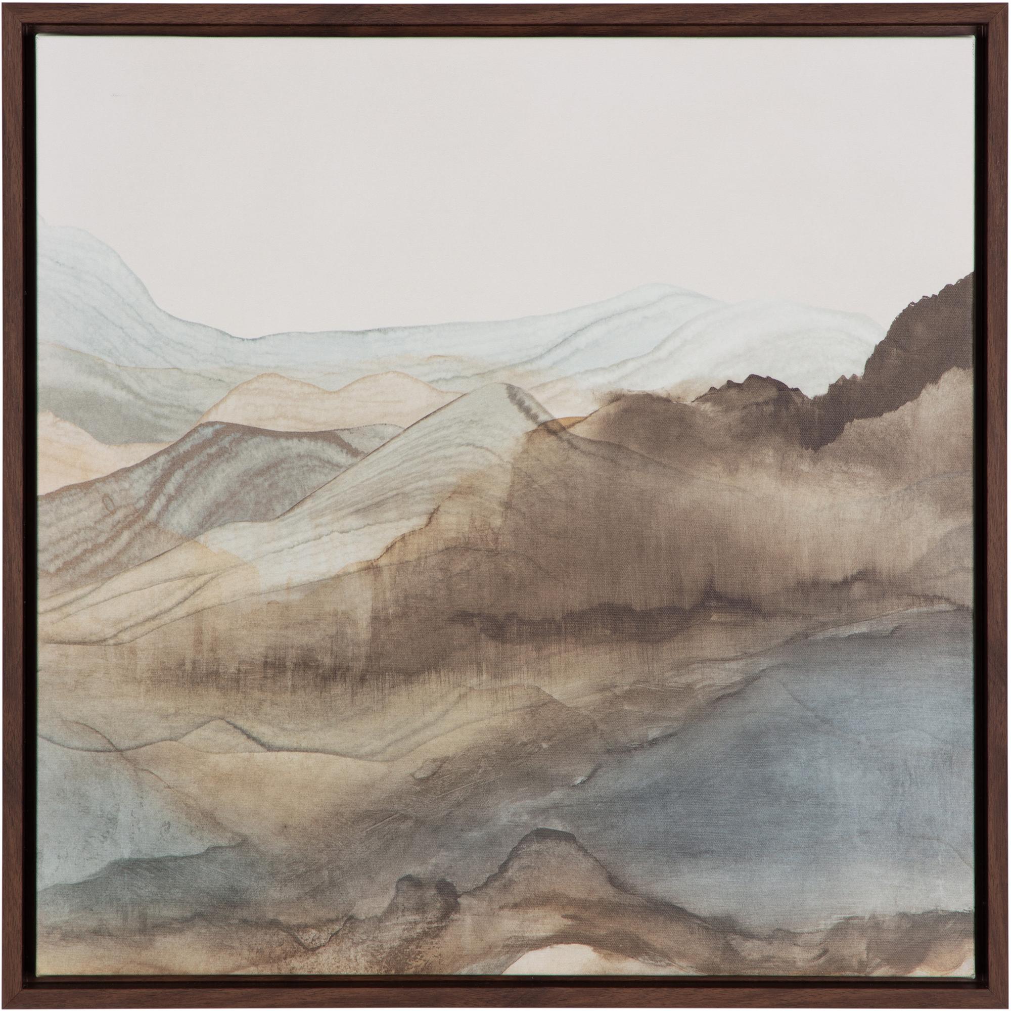 Cordillera I - 24" X 24" - Brown Floater Frame 1 Cordillera I - 24" X 24" - Brown Floater Frame