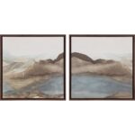 Cordillera I - 24" X 24" - Brown Floater Frame 8 Cordillera I - 24" X 24" - Brown Floater Frame - Image 2