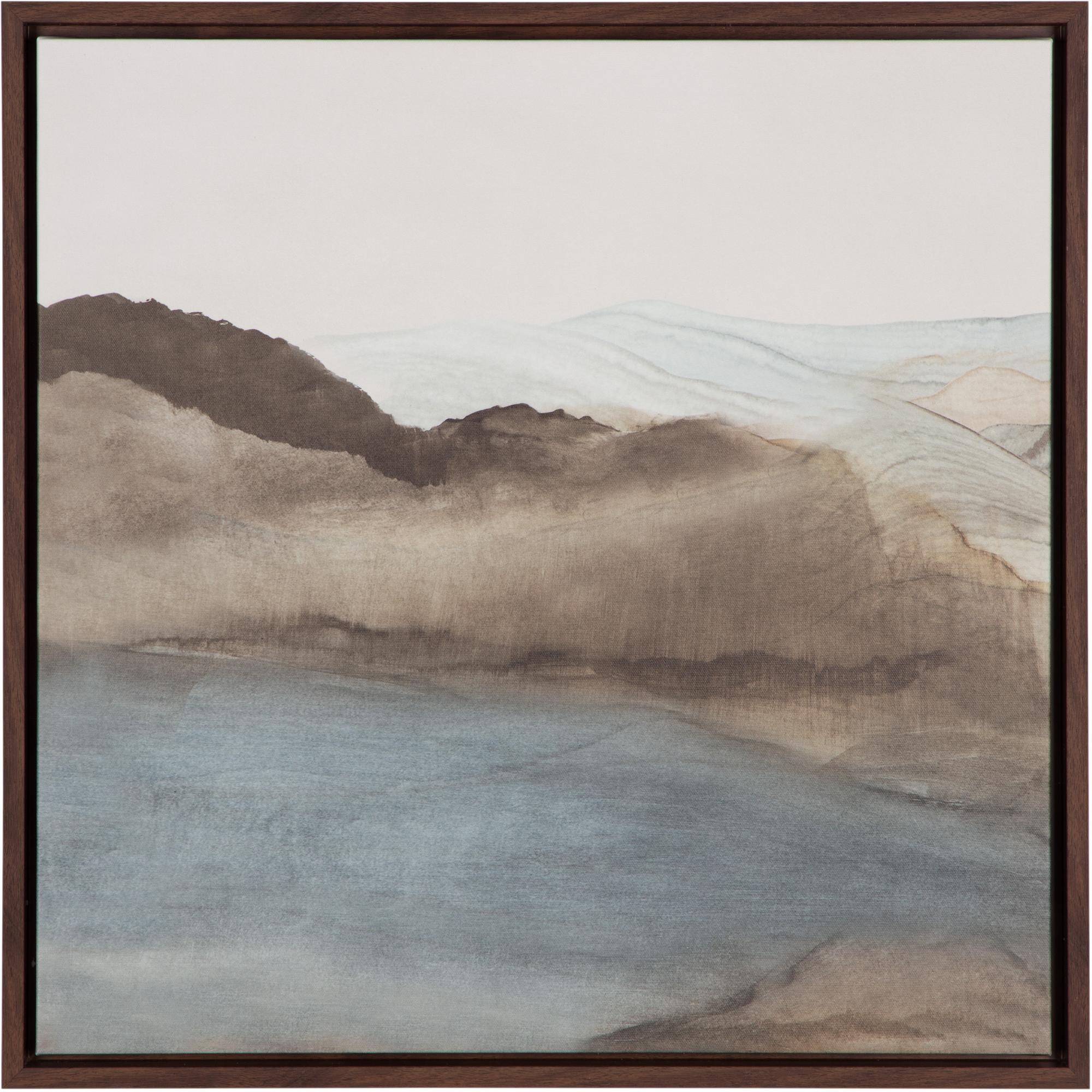 Cordillera Ii 24" X 24" - Brown Floater Frame 1 Cordillera Ii 24" X 24" - Brown Floater Frame