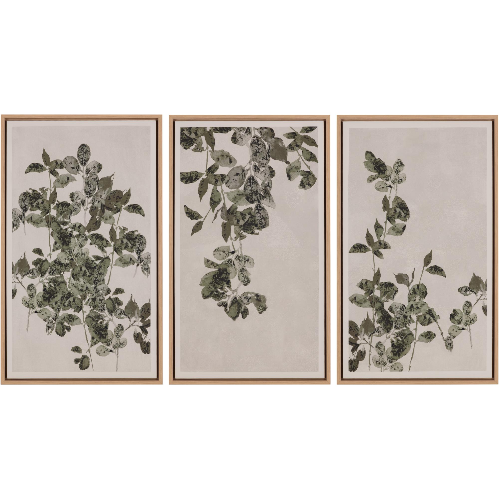 Botanical Study I - 18.5" X 31" - Natural Floater Frame 4 Botanical Study I - 18.5" X 31" - Natural Floater Frame - Image 4