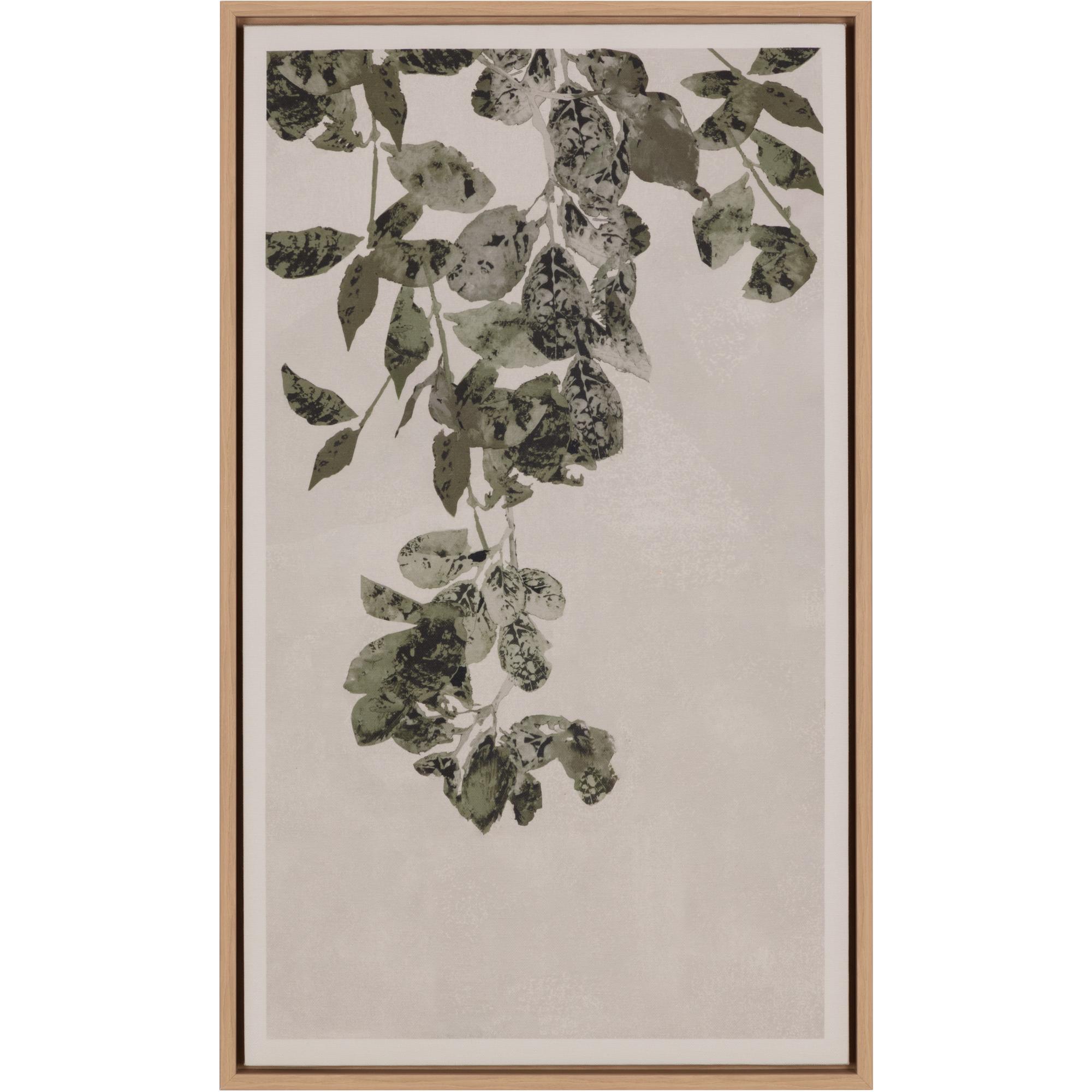 Botanical Study Ii - 18.5" X 31" - Natural Floater Frame 1 Botanical Study Ii - 18.5" X 31" - Natural Floater Frame