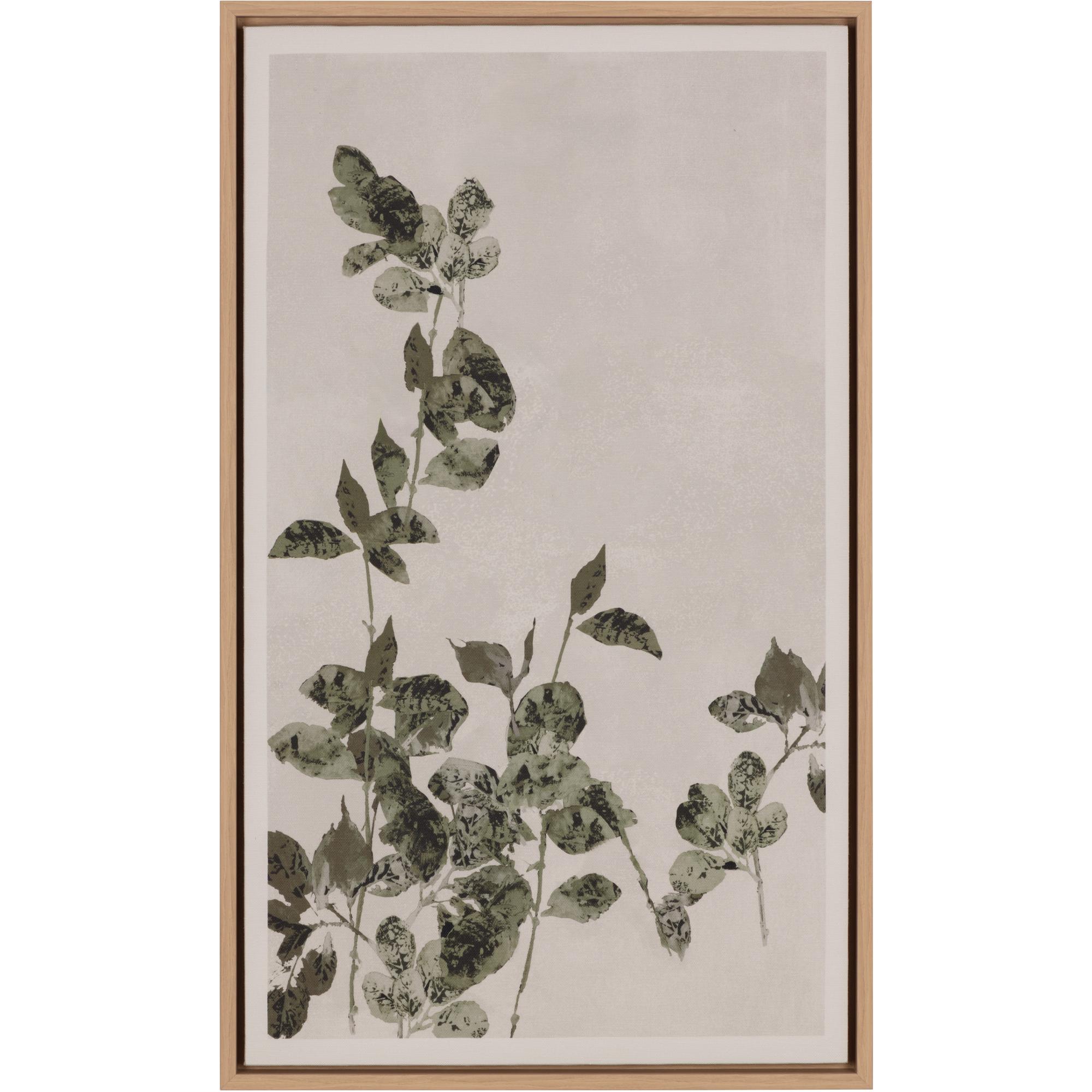 Botanical Study Iii - 18.5" X 31" - Natural Floater Frame 1 Botanical Study Iii - 18.5" X 31" - Natural Floater Frame