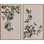 Botanical Study Iii - 18.5" X 31" - Natural Floater Frame 9 Botanical Study Iii - 18.5" X 31" - Natural Floater Frame - Image 3