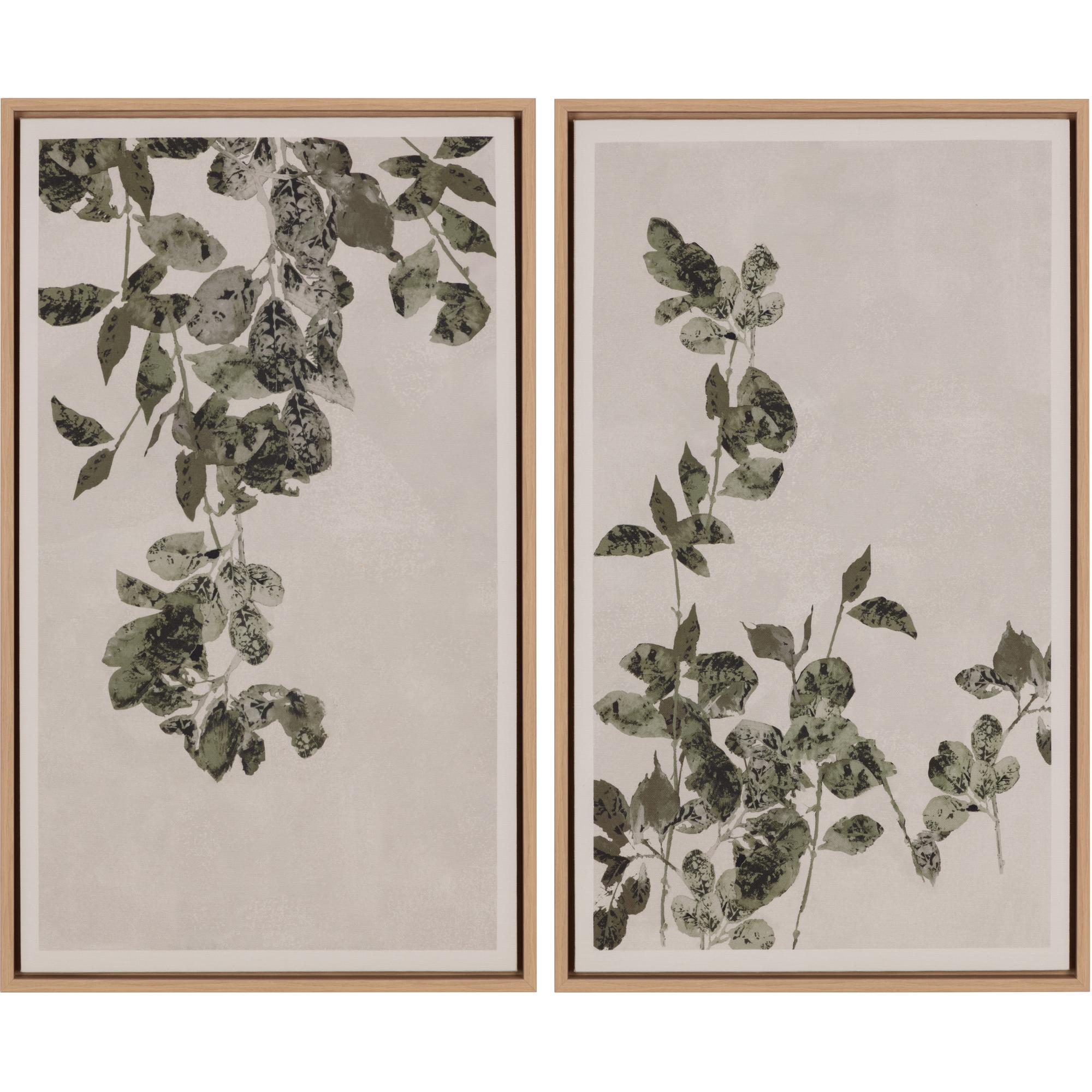 Botanical Study Iii - 18.5" X 31" - Natural Floater Frame 3 Botanical Study Iii - 18.5" X 31" - Natural Floater Frame - Image 3